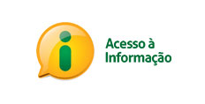 Acesso à informação, uma área dedicada a transparência pública. Ao clicar será direcionado a uma nova página